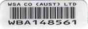 White Asset Label